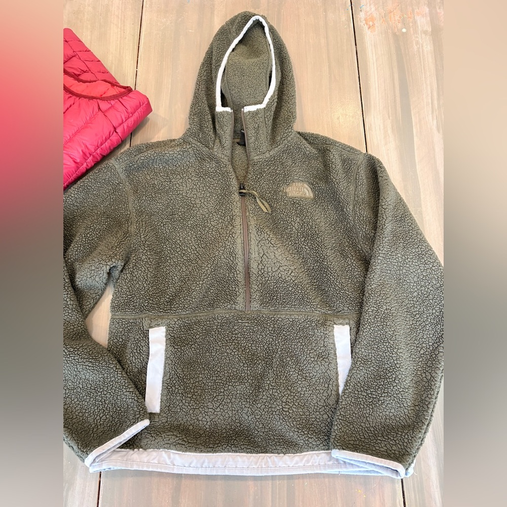 The North Face Olive Fleece Pullover